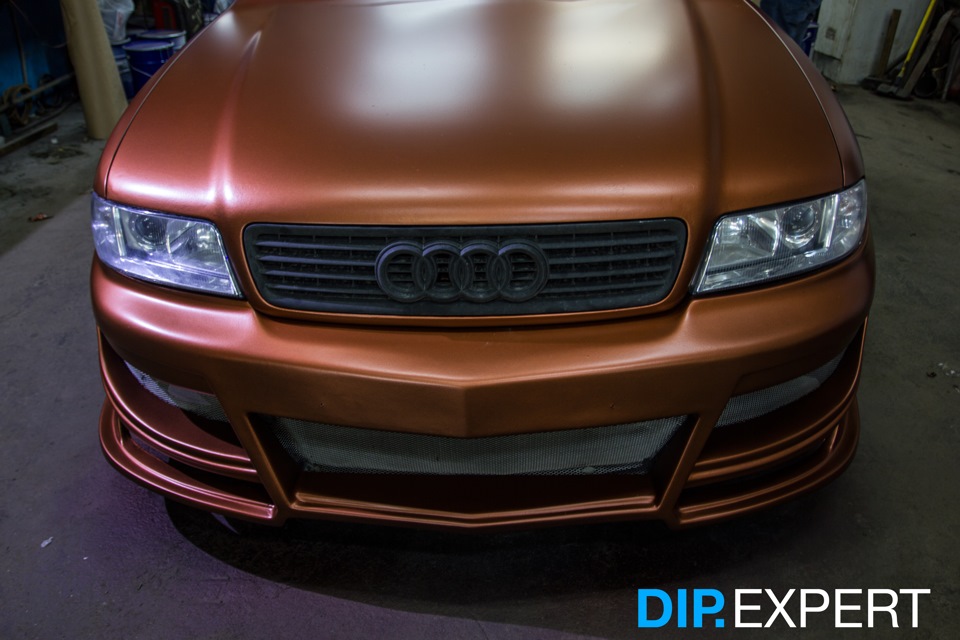 Покраска Audi A4 — искрящийся красно-коричневый пигмент — DIP.EXPERT на ...