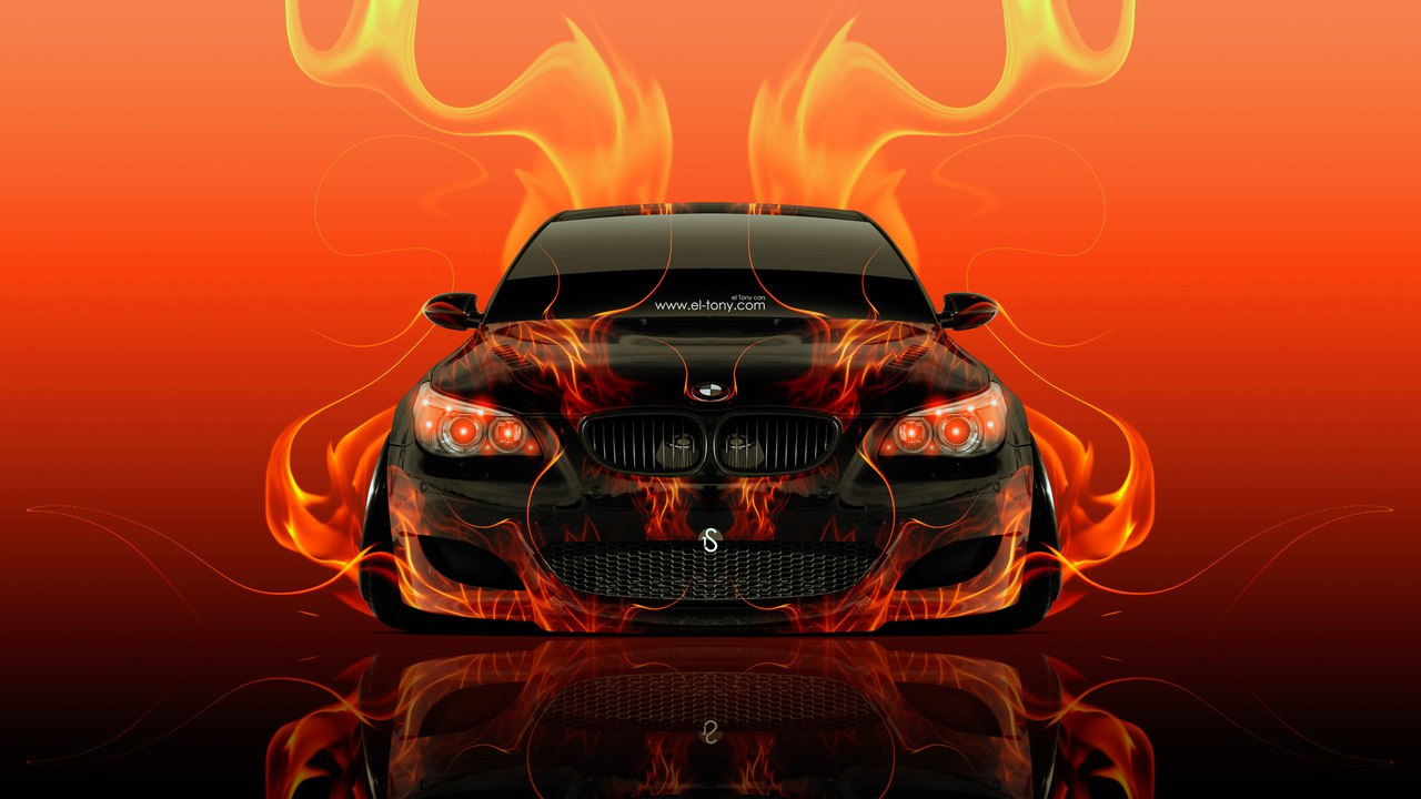 BMW В огне