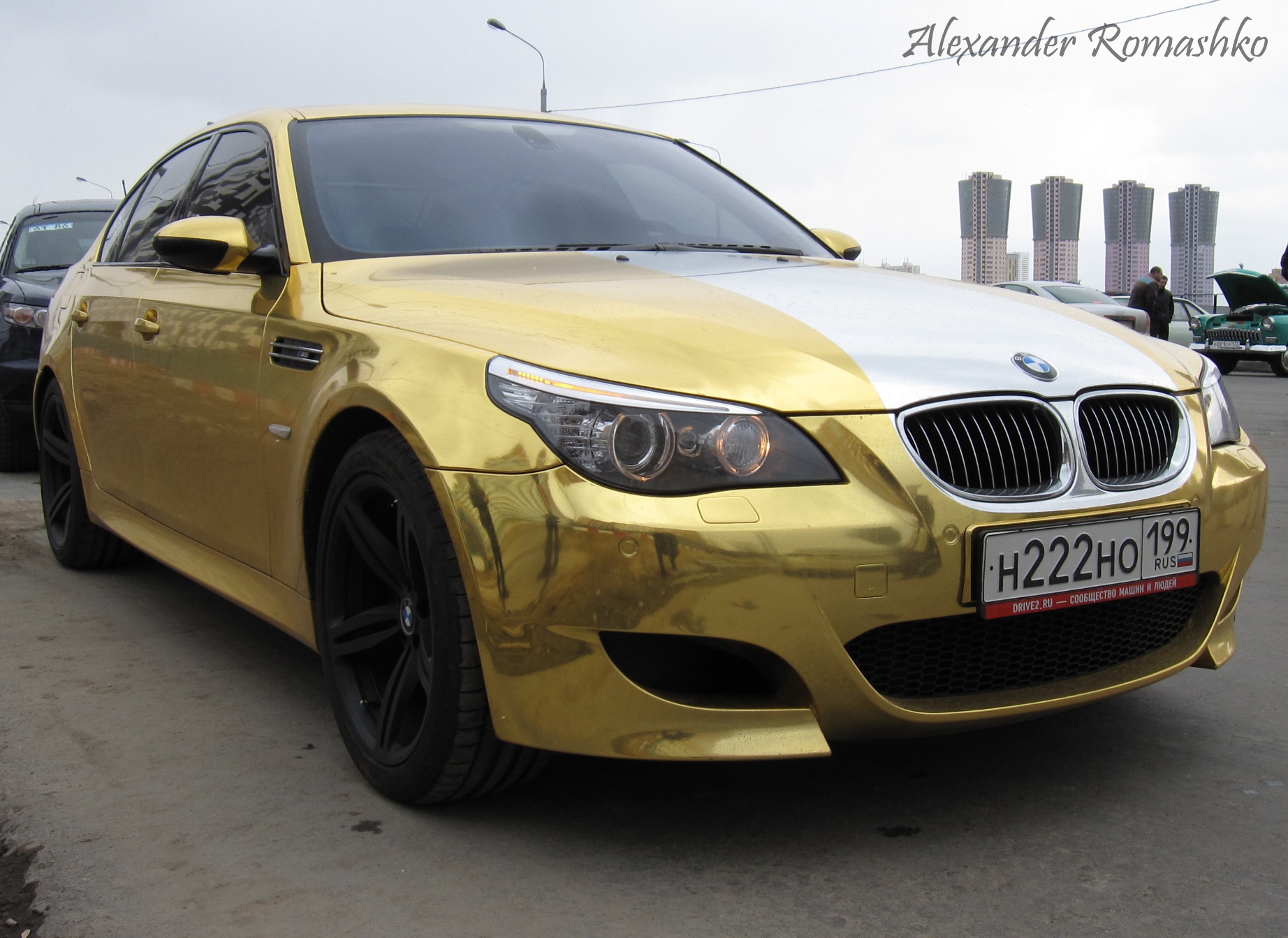 BMW m5 Давидыча Золотая