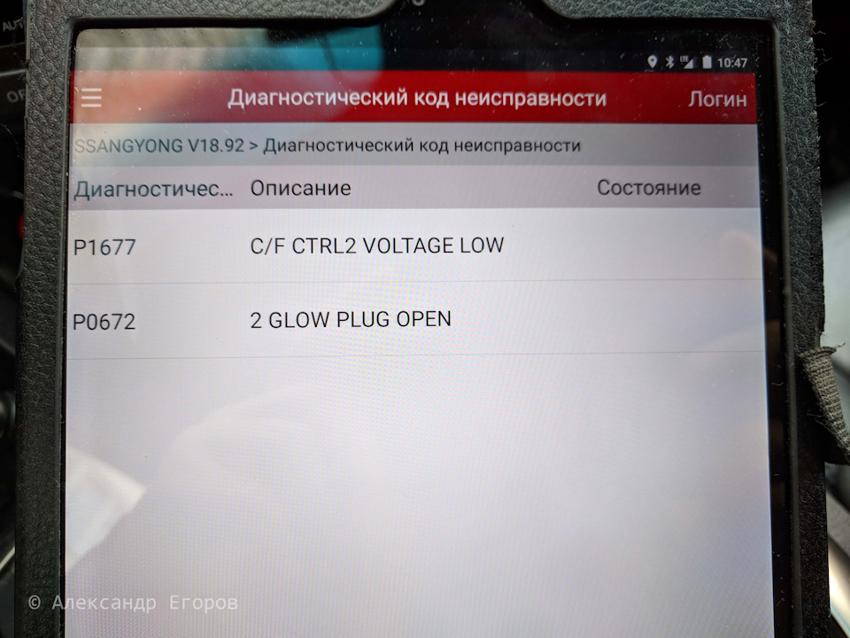 Проблема со свечами — SsangYong Kyron