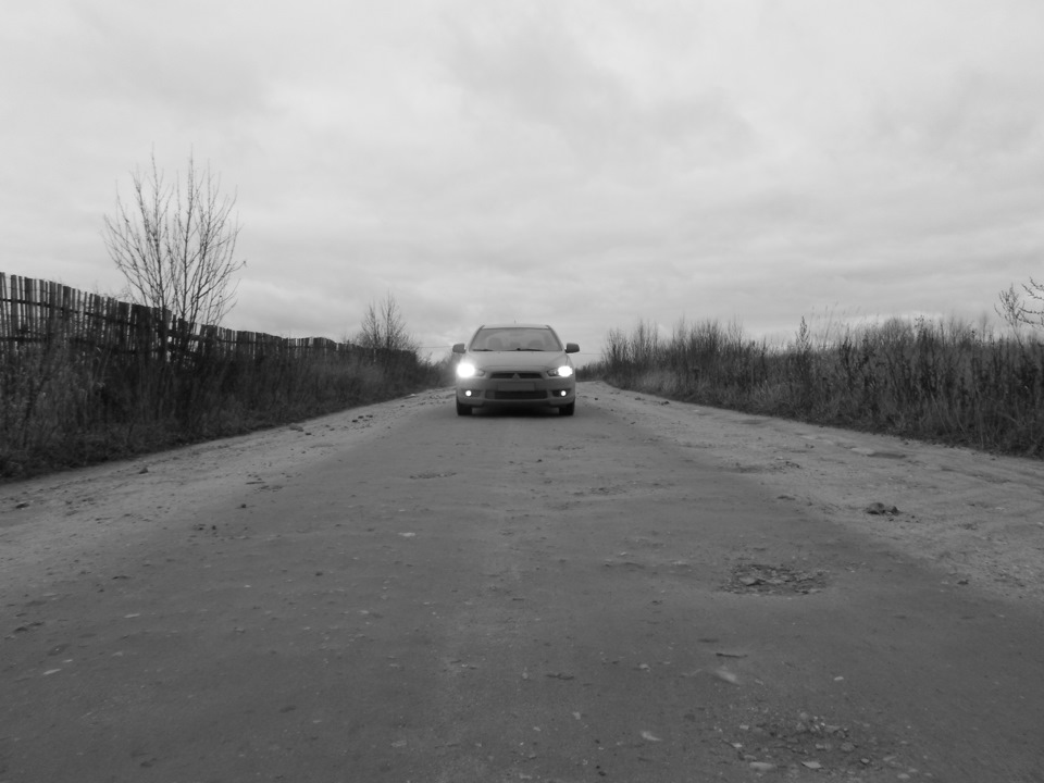 Замена передних стоек. Развал-схождение. — Mitsubishi Lancer X, 2 л ...