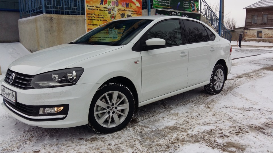 Тонировка 5% — Volkswagen Polo Sedan, 1,6 л, 2016 года | аксессуары ...