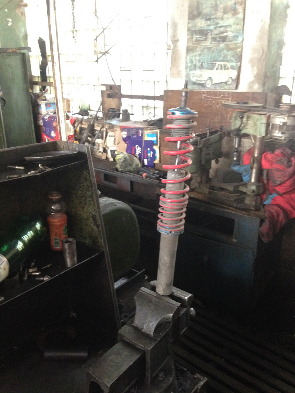 переделка амортизаторов (Coilovers) — Volkswagen Golf Mk3, 1,8 л., 1993 ...