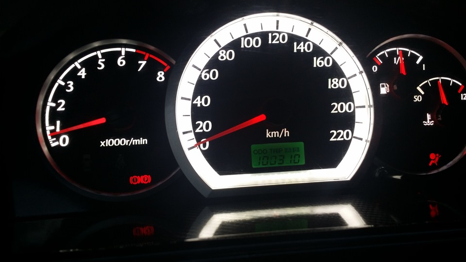 Пересвет приборной панели — Chevrolet Lacetti Sedan, 1,6 л, 2011 года ...