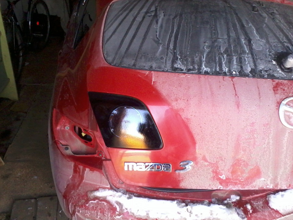 Тонировка фар — Mazda 3 (1G) BK, 1,6 л, 2006 года | стайлинг | DRIVE2