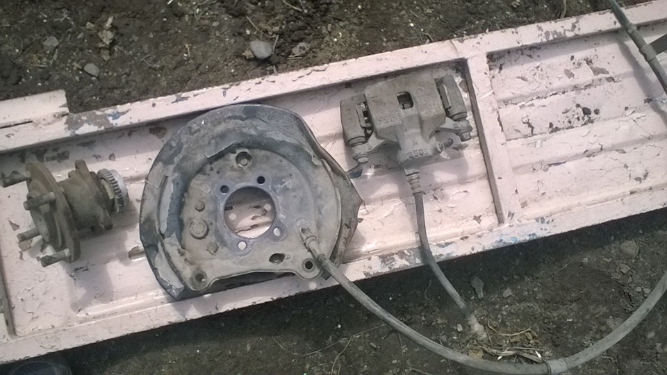 Задние дисковые тормоза вместо барабанных — Mitsubishi Galant (8G), 1,8 ...