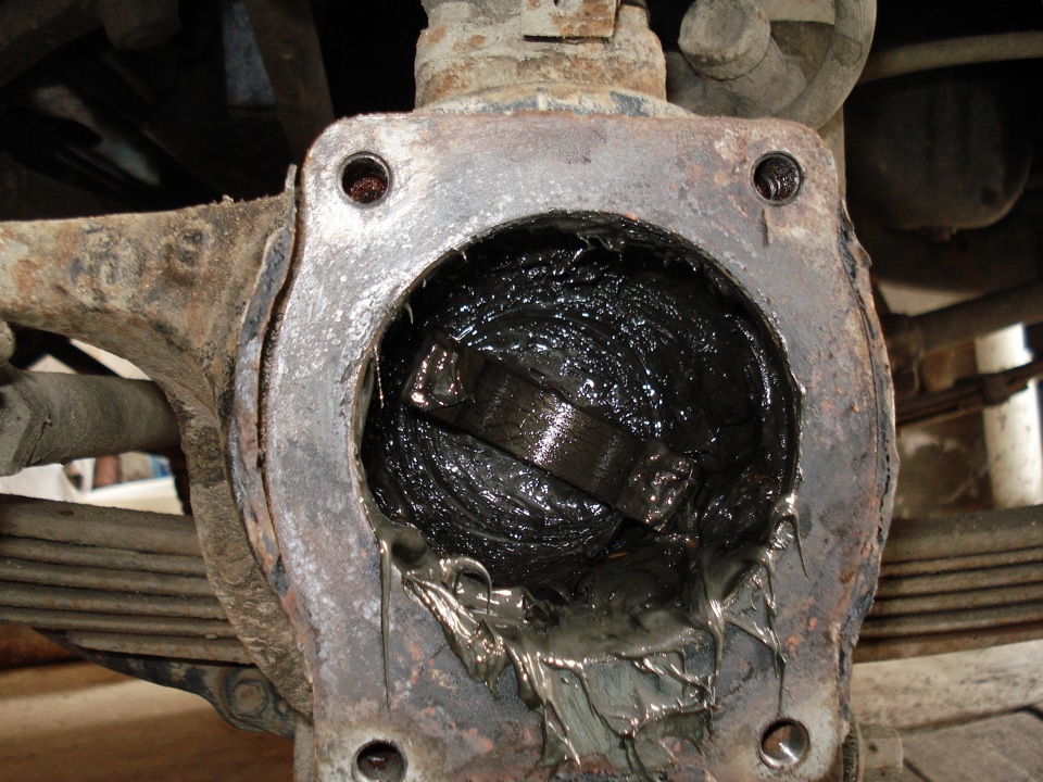 замена подшипников на передней ступице — Daihatsu Rocky (2G), 2,2 л ...