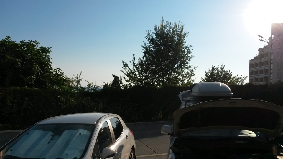 вот стою, и там море видно — Hyundai Santa Fe (2G)