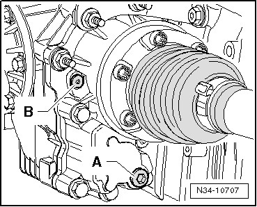 Пробки на переднем редукторе — Volkswagen Passat Variant (B6)
