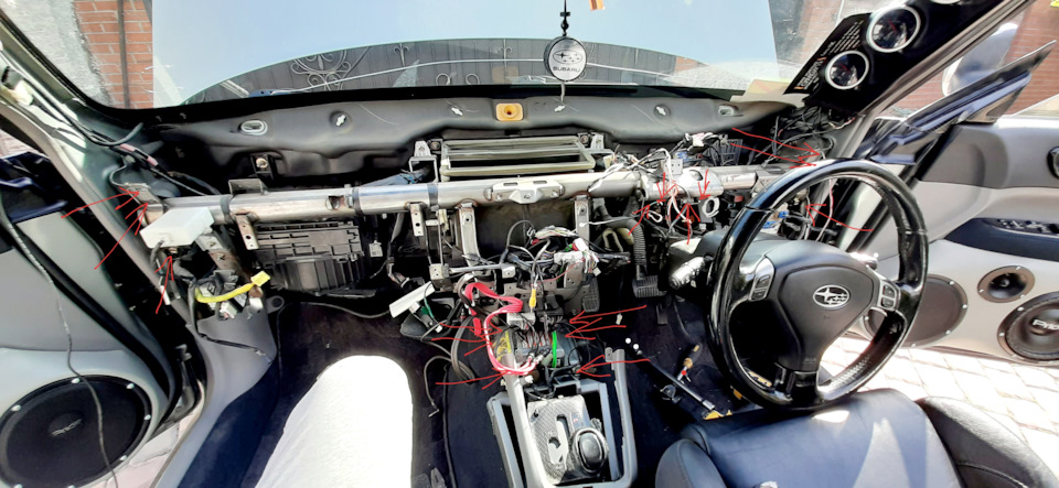 Промывка сот радиатора кондиционера и печки со снятием — Subaru ...