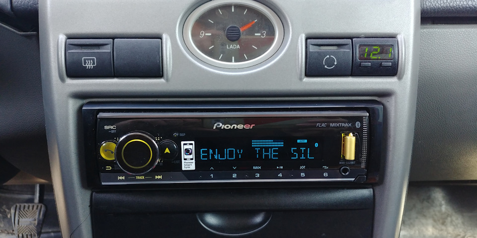 Установка пионер 520 и бк штат х1р — Lada Приора универсал, 1,6 л, 2009 ...
