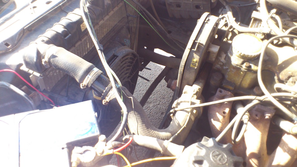 Замена термомуфты на электровентилятор — Opel Omega A, 2 л, 1987 года ...