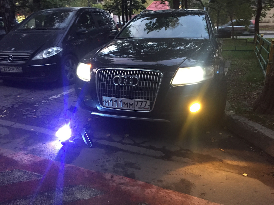 Мощные диоды в ПТФ или ксенон — думаем как? — Audi A6 Allroad quattro ...