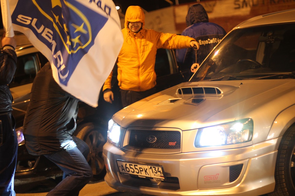 Первая встреча субару клаб Волгоград. — Subaru Forester (SG), 2 л, 2003 ...