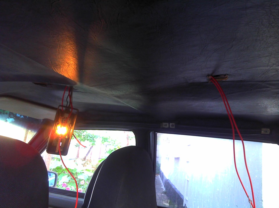 Установка сигнализации с обраткой и подключил второй плафон в салоне ...