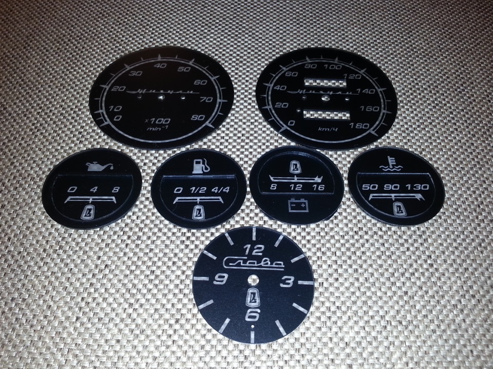 Гравировка шкал ВАЗ 2105 — 2106 часть 2 (продолжение). Переделка панели ...