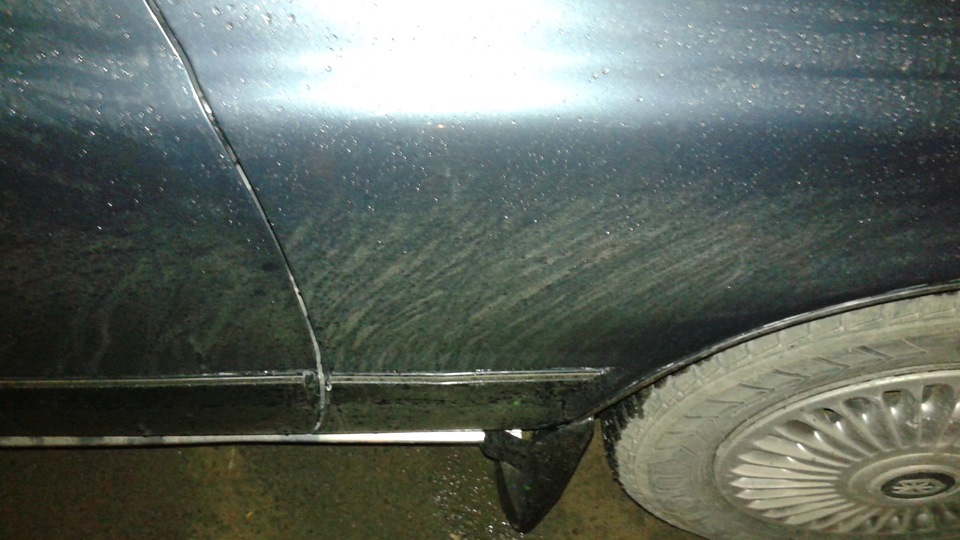 Рихтовка и покраска переднего правого крыла — Toyota Mark II (80), 2 л ...