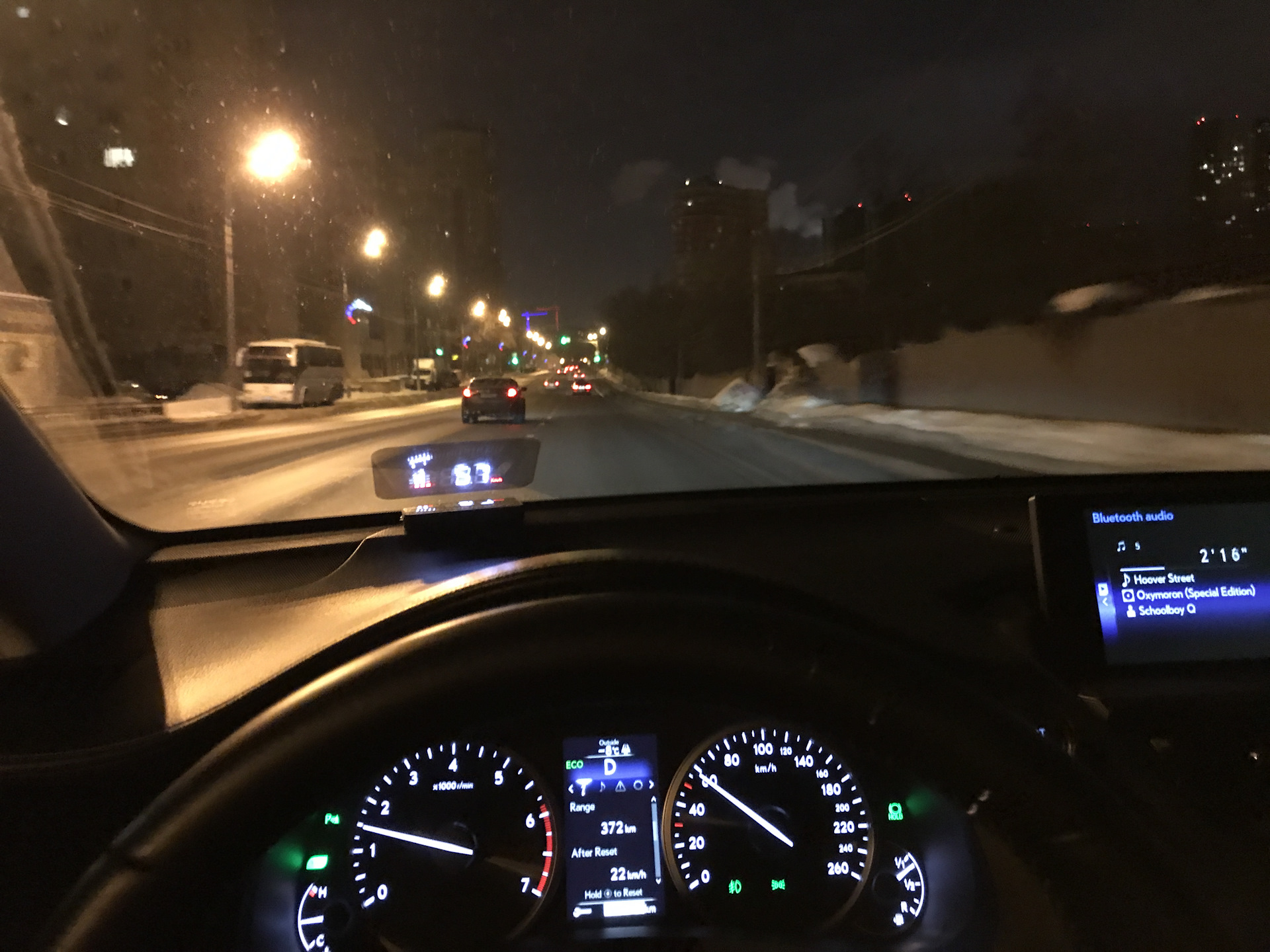 проекция на стекло лексус