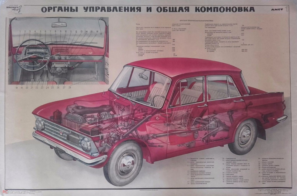 Схема москвич 408