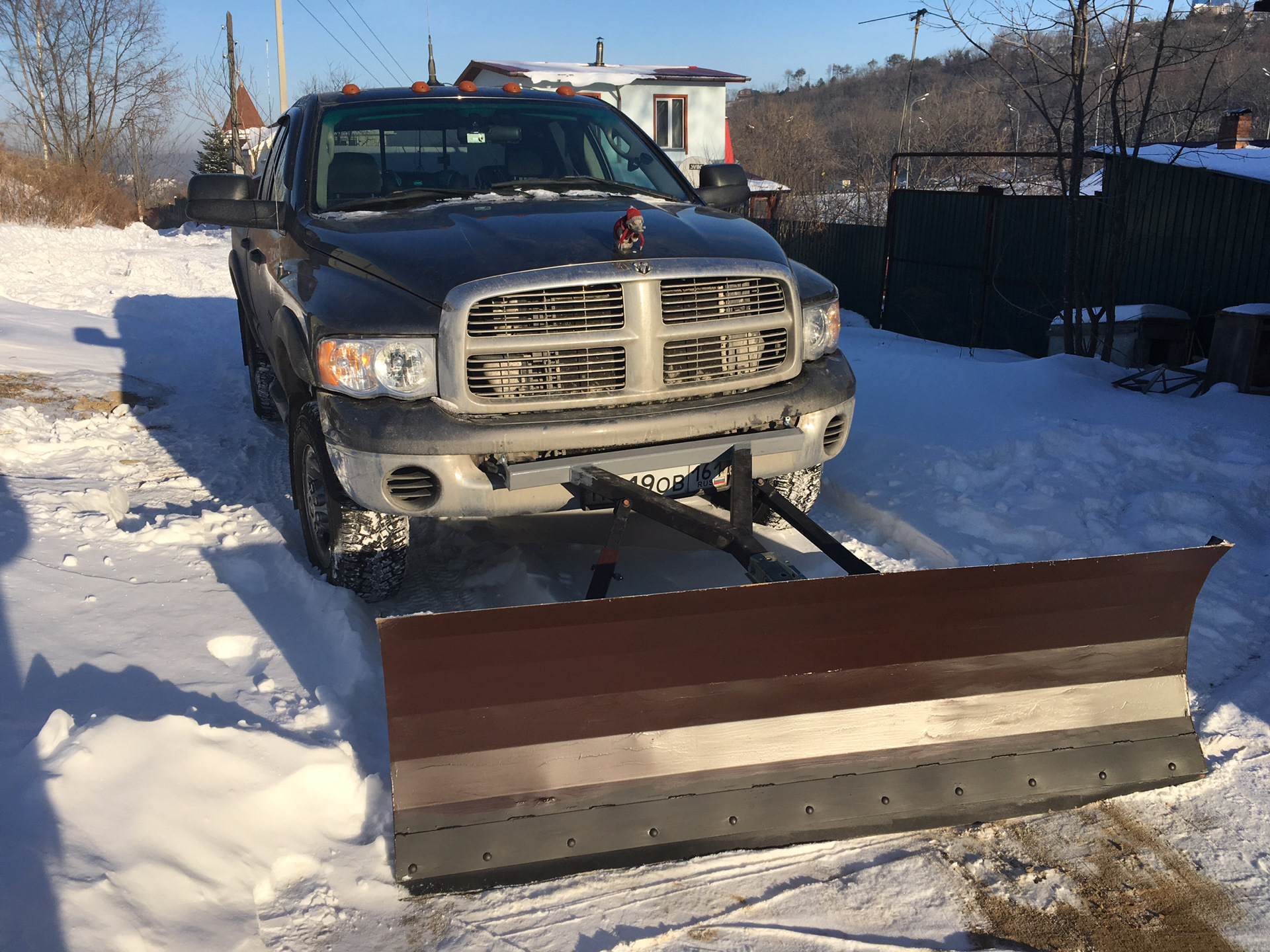 Отвал для снега самопальный — Dodge Ram, 5,9 л, 2004 года | аксессуары |  DRIVE2