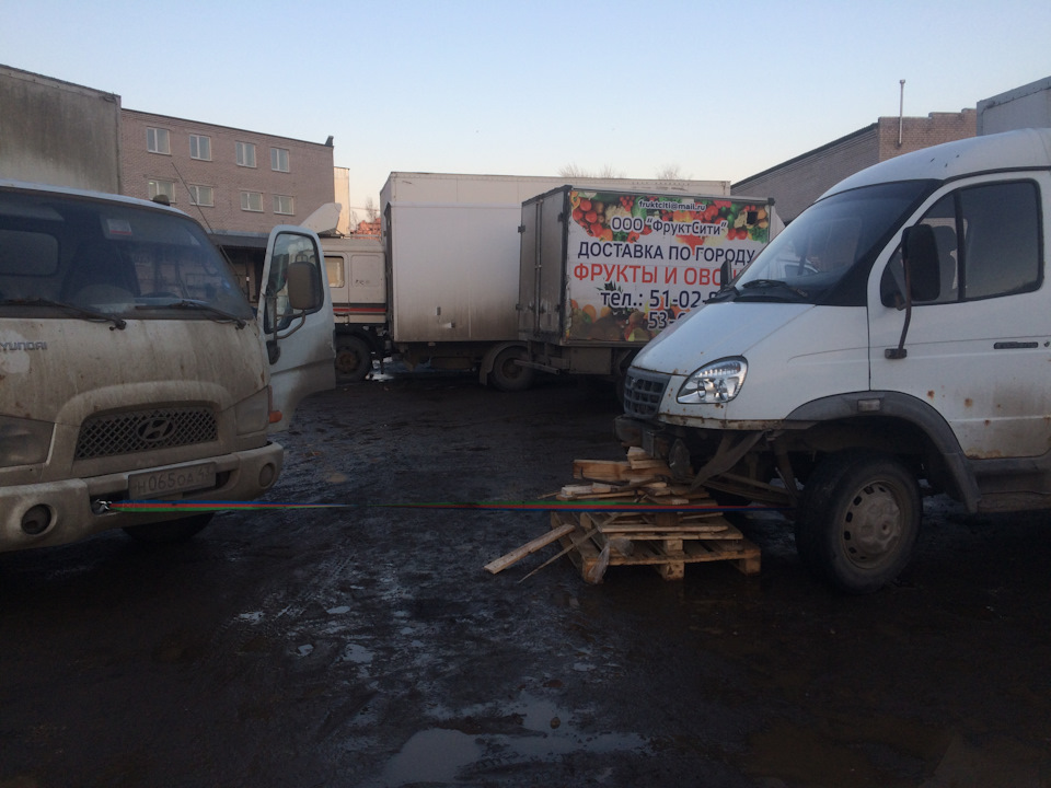 Замена переднего кронштейна передней рессоры — ГАЗ Валдай, 4,5 л, 2008 ...