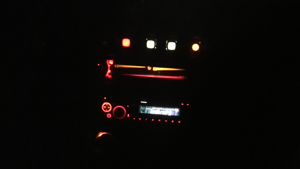 Подсветка кнопок на низкой панели ВАЗ 2109 — Lada 2109, 1,3 л, 1991 ...