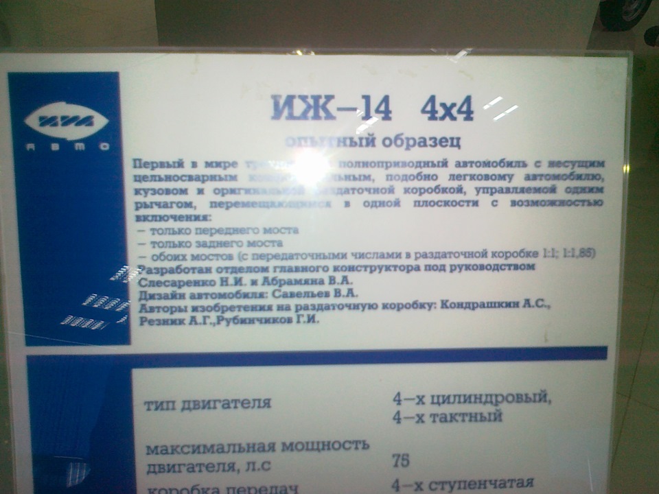 МУЗЕЙ ИЖАВТО г.Ижевск Часть_2 то что не пошло в серию… — ИЖ 2717, 1,7 л ...