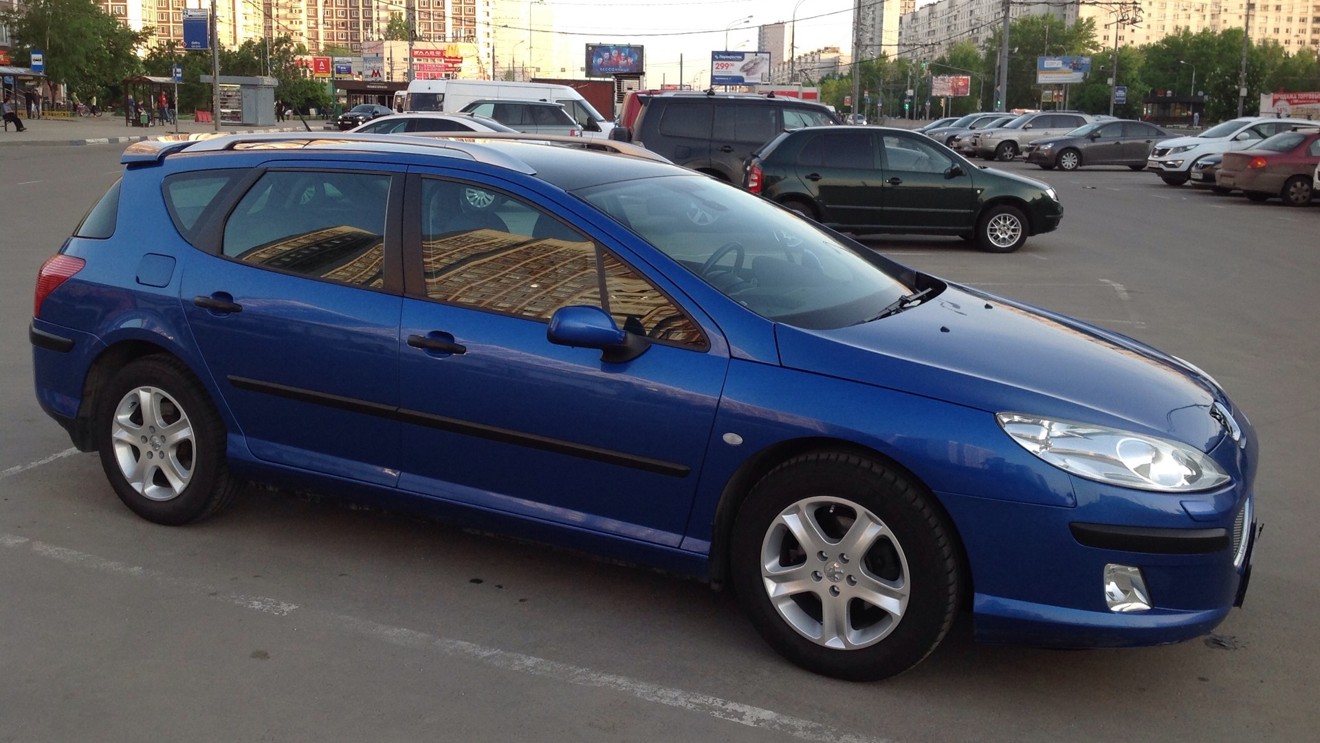 Peugeot 407 1.8 бензиновый 2004 | SW "Kingfisher Blue" на DRIVE2