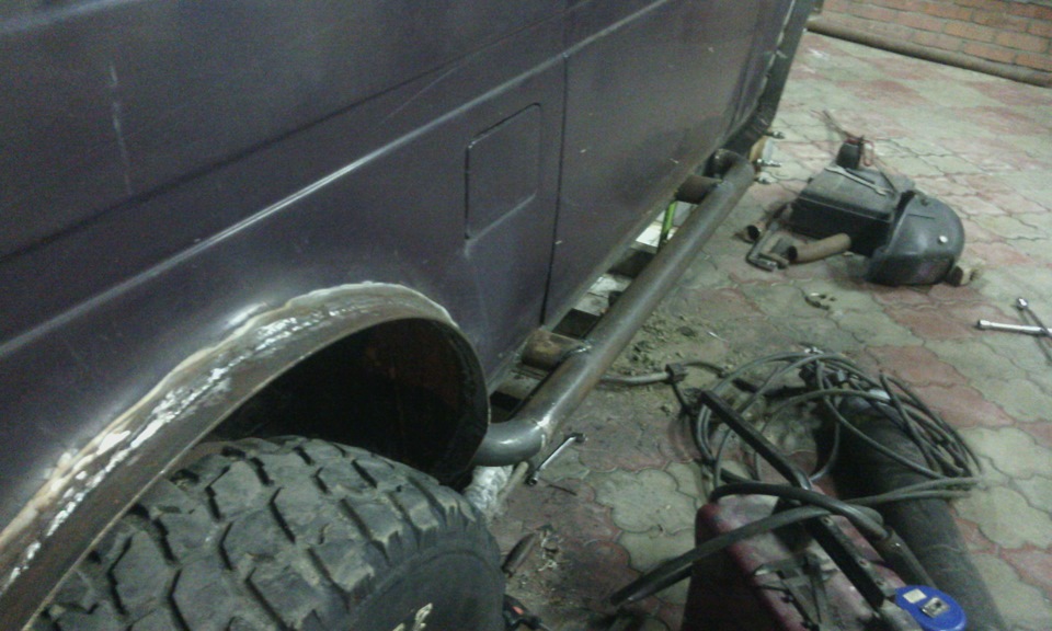 Нива седан Баклажан)). — Lada 4x4 5D, 1,7 л, 2000 года | кузовной ...