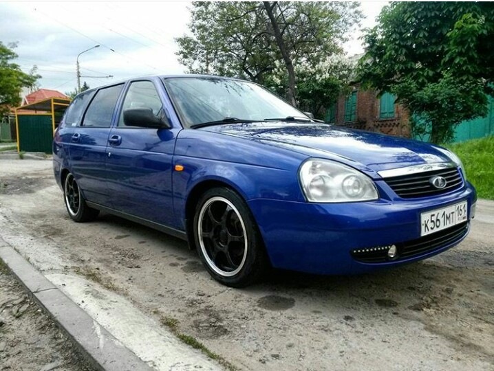 Чуток подсадил — Lada Приора универсал, 1,6 л, 2011 года | тюнинг | DRIVE2