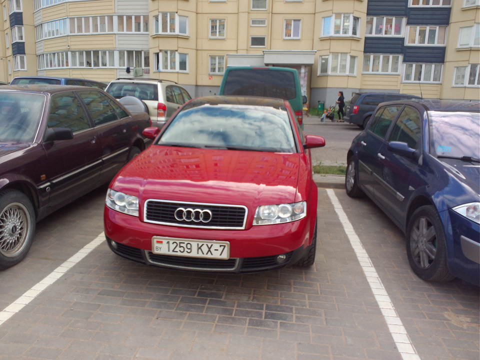 Бронировочная пленка+крыша в черный глянец — Audi A4 (B6), 1,8 л, 2001 ...