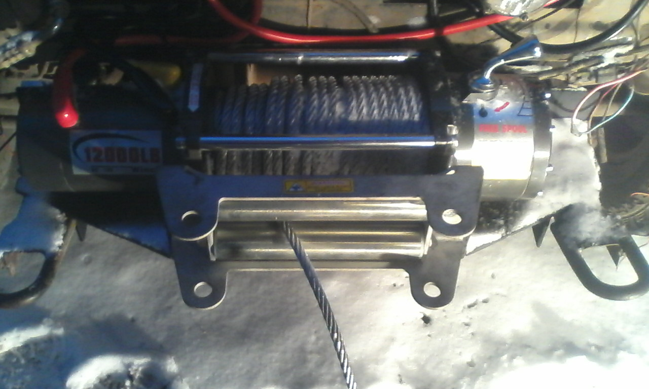 Установка лебедки electric winch 12000 в штатный бампер — УАЗ Patriot ...