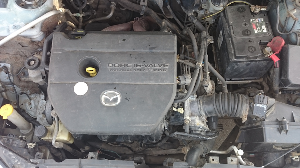 А где, …, расширительный бачок? — Mazda 6 (1G) GG, 2 л, 2005 года ...