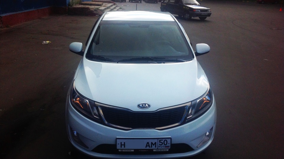 Габариты. — KIA Rio (3G), 1,6 л, 2011 года | наблюдение | DRIVE2
