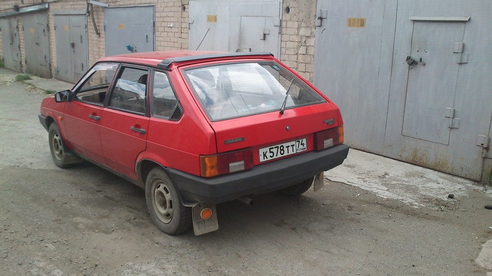Крашенные бампера))) — Lada 2109, 1,3 л, 1987 года | стайлинг | DRIVE2
