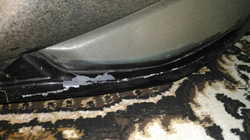 Лопнул Бампер, самостоятельный ремонт. — Lada Гранта (1G), 1,6 л, 2014 ...