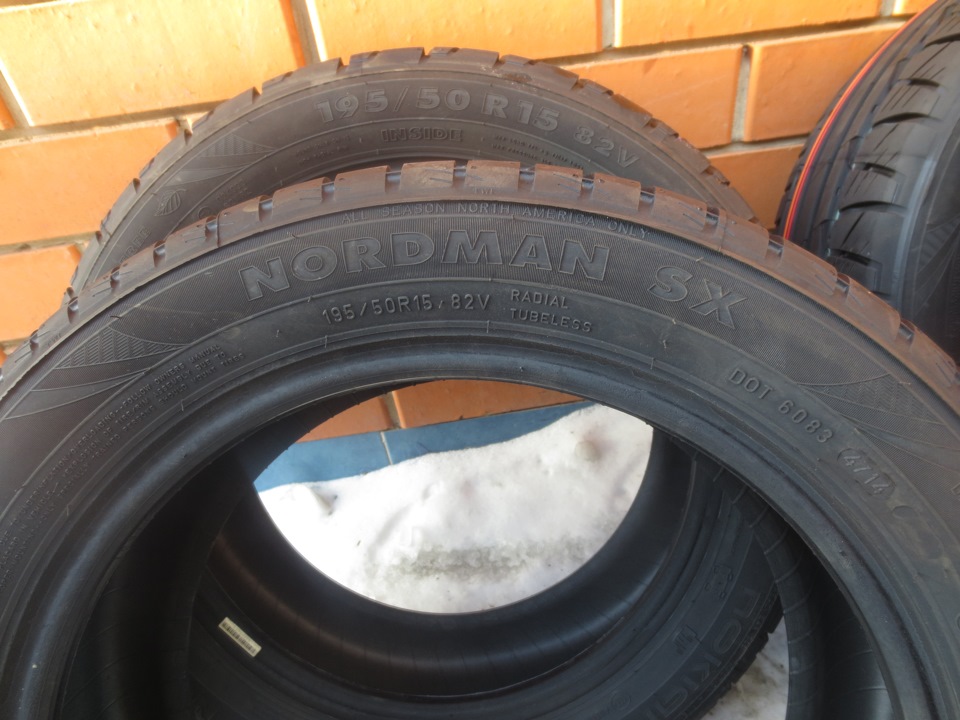 Летняя обувь(Nokian Nordman SX) — Toyota Vitz (10), 1 л, 2002 года ...
