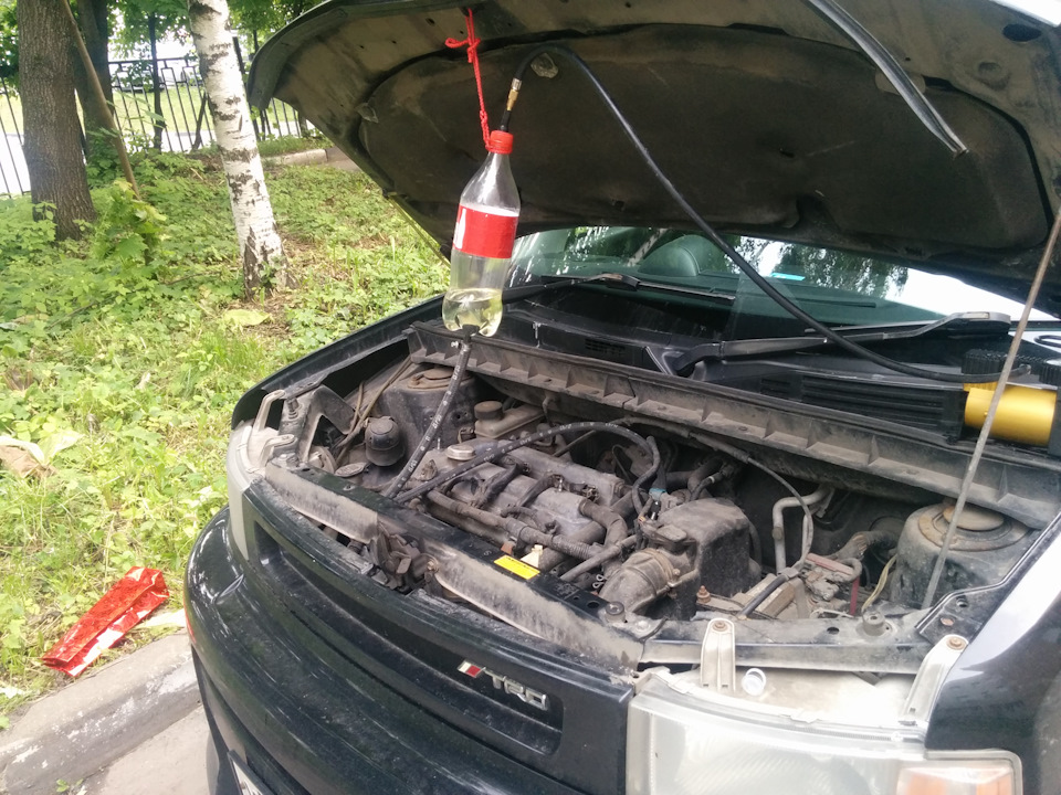 Очистка системы впрыска без снятия форсунок — Toyota bB (NCP30), 1,5 л ...