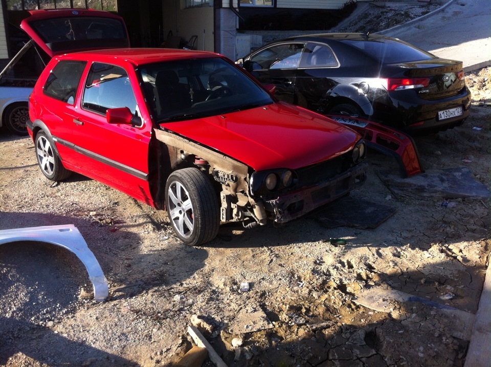 Пружины -30 — Volkswagen Golf GTI Mk3, 2 л, 1995 года | стайлинг | DRIVE2