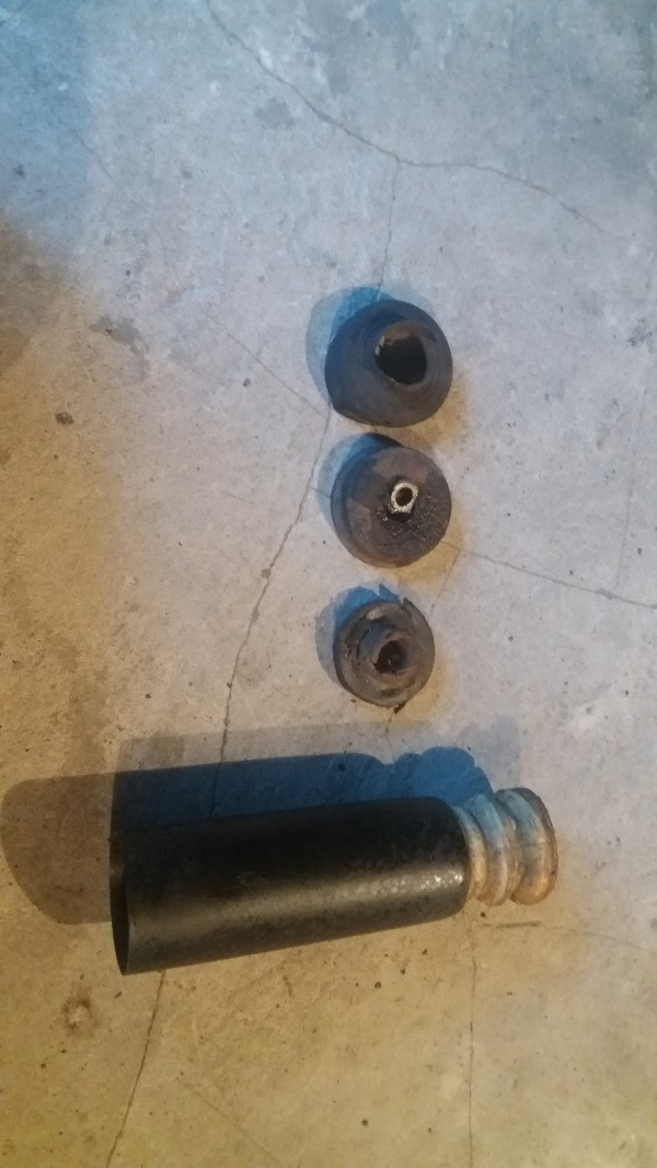 Замена подушек задних амортизаторов — BMW 3 series (E90), 2 л, 2005 ...