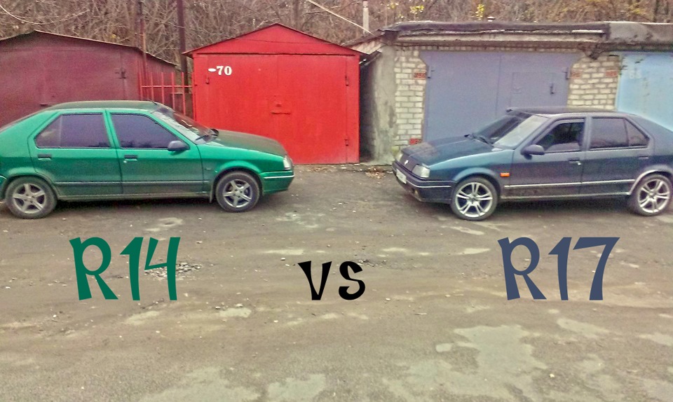 -= R17 на R19 =- — Renault 19, 1,7 л, 1989 года | фотография | DRIVE2