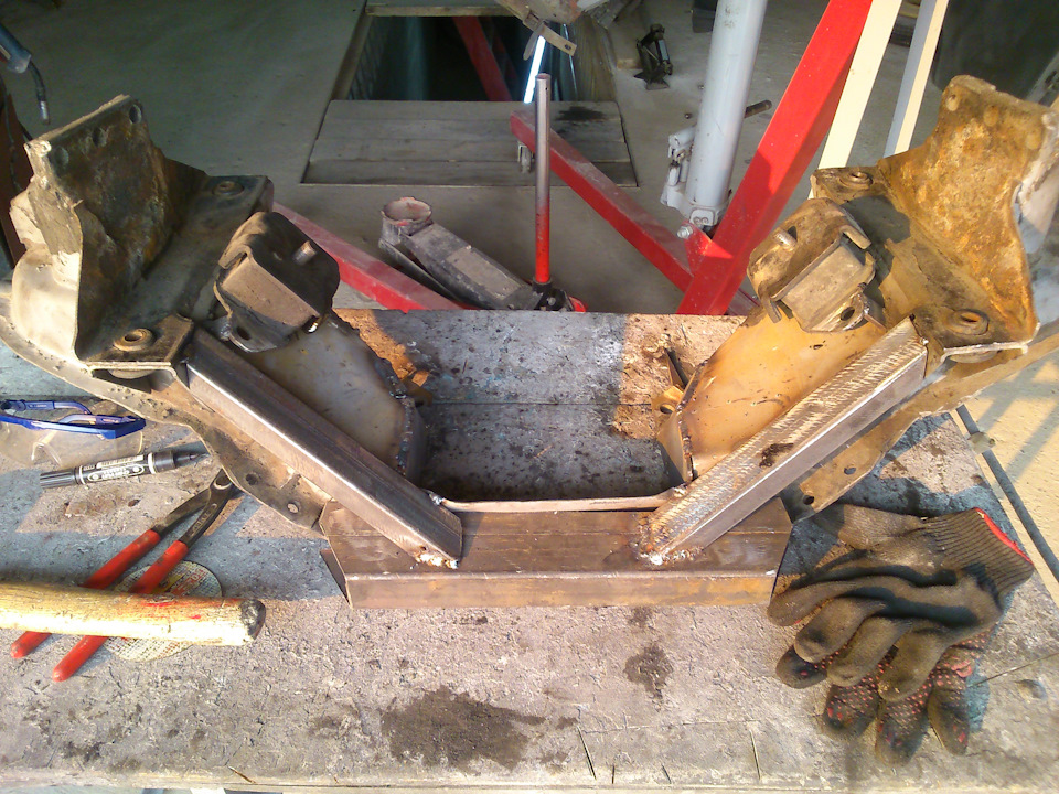 Доработка передней балки — ИЖ Москвич 412, 2 л, 1973 года | тюнинг | DRIVE2