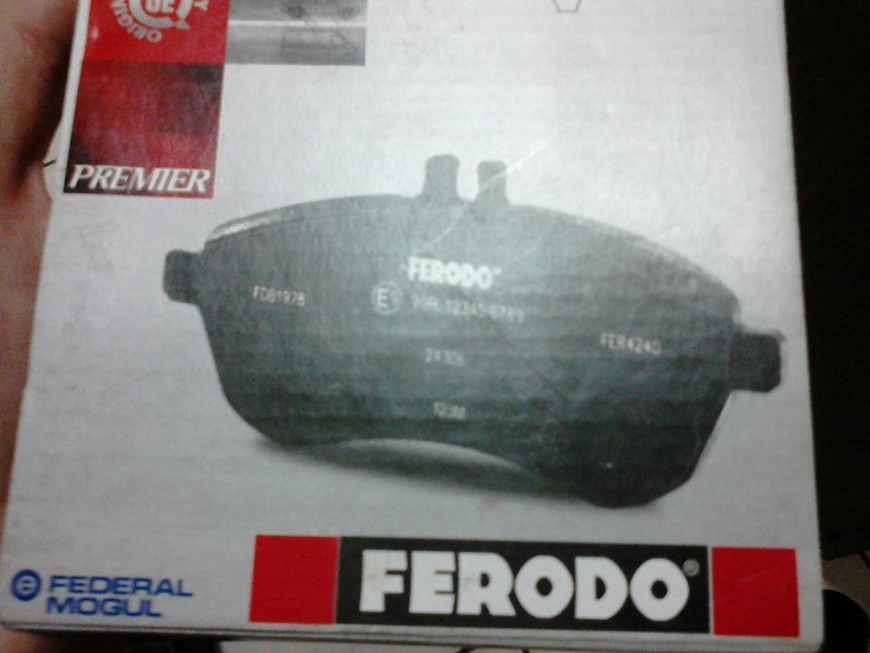 Спортивные тормозные накладки Ferodo — Lada 2114, 2006 года | другое ...