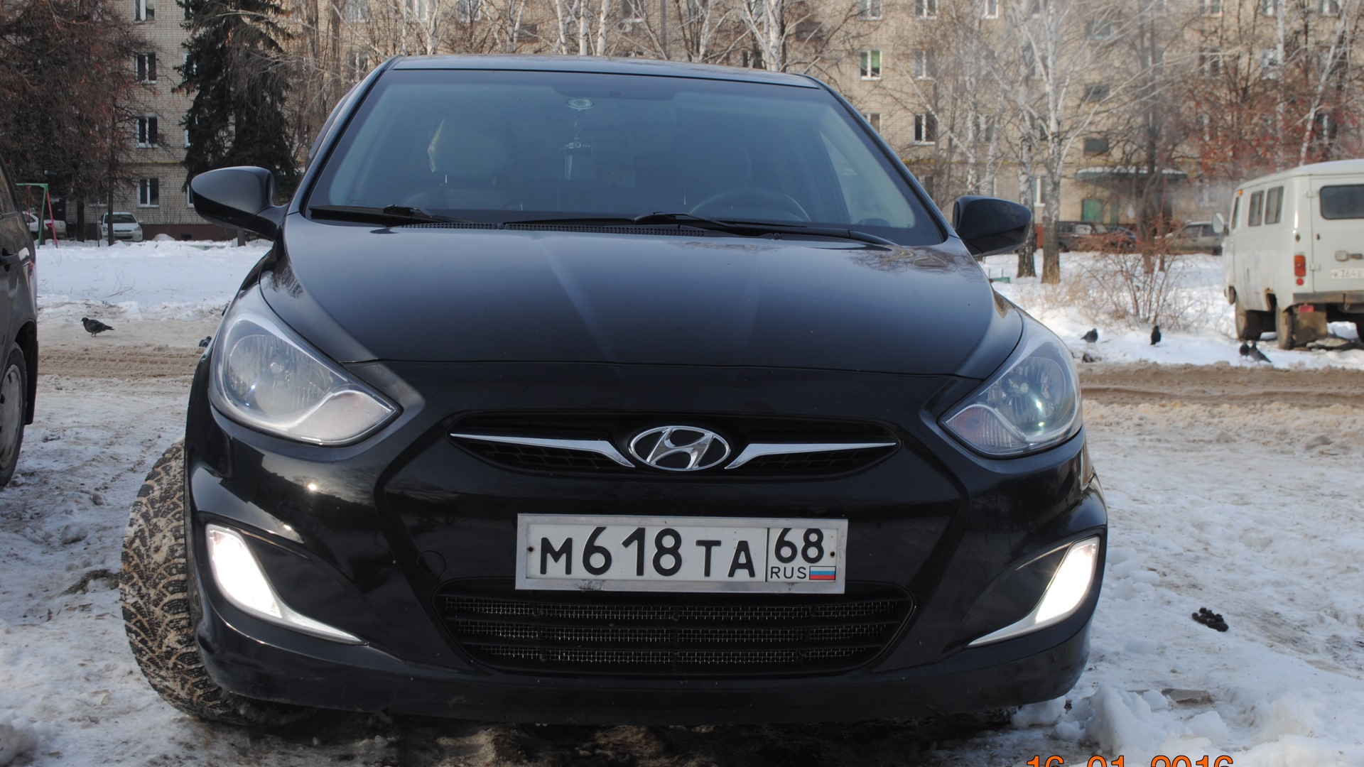 Hyundai Solaris 1.4 бензиновый 2011 | Черная пантера на DRIVE2