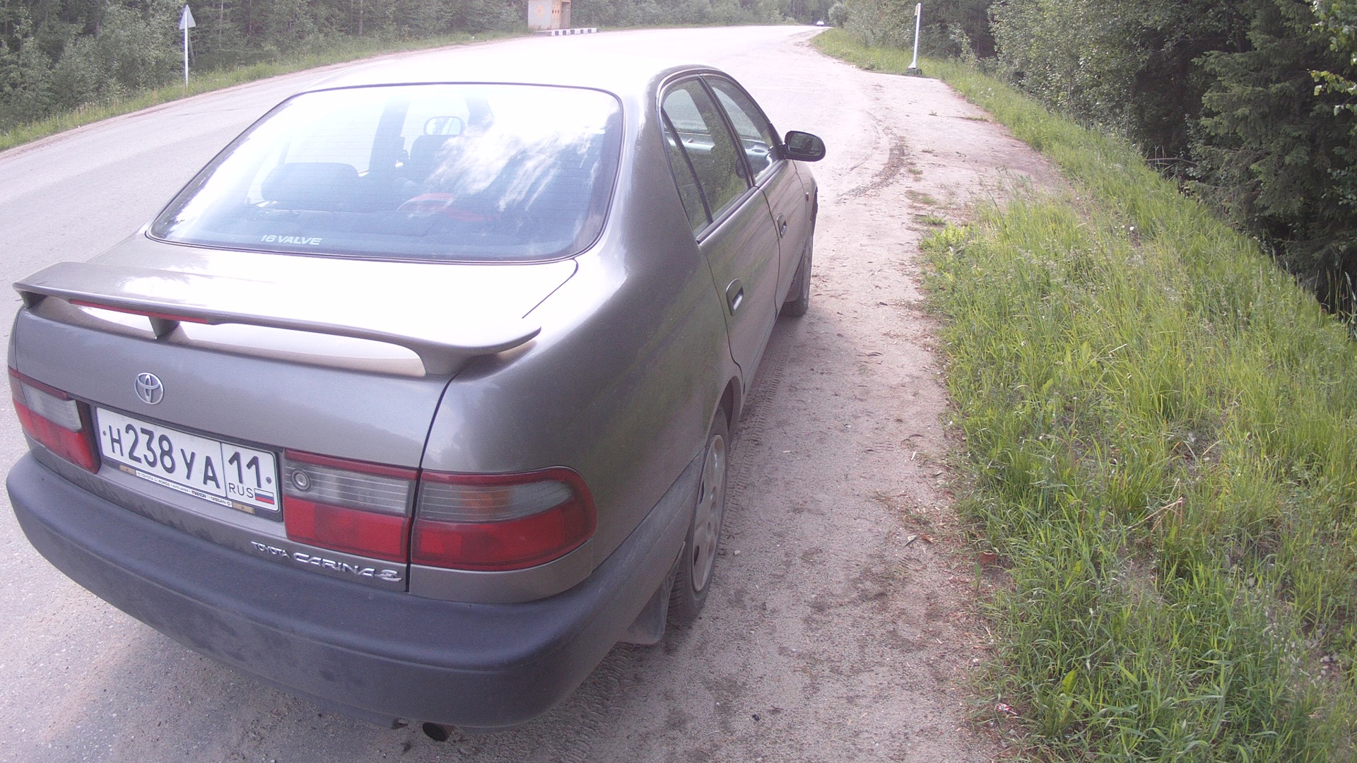 Toyota Carina E 1.6 бензиновый 1995 | серо-черная японка на DRIVE2