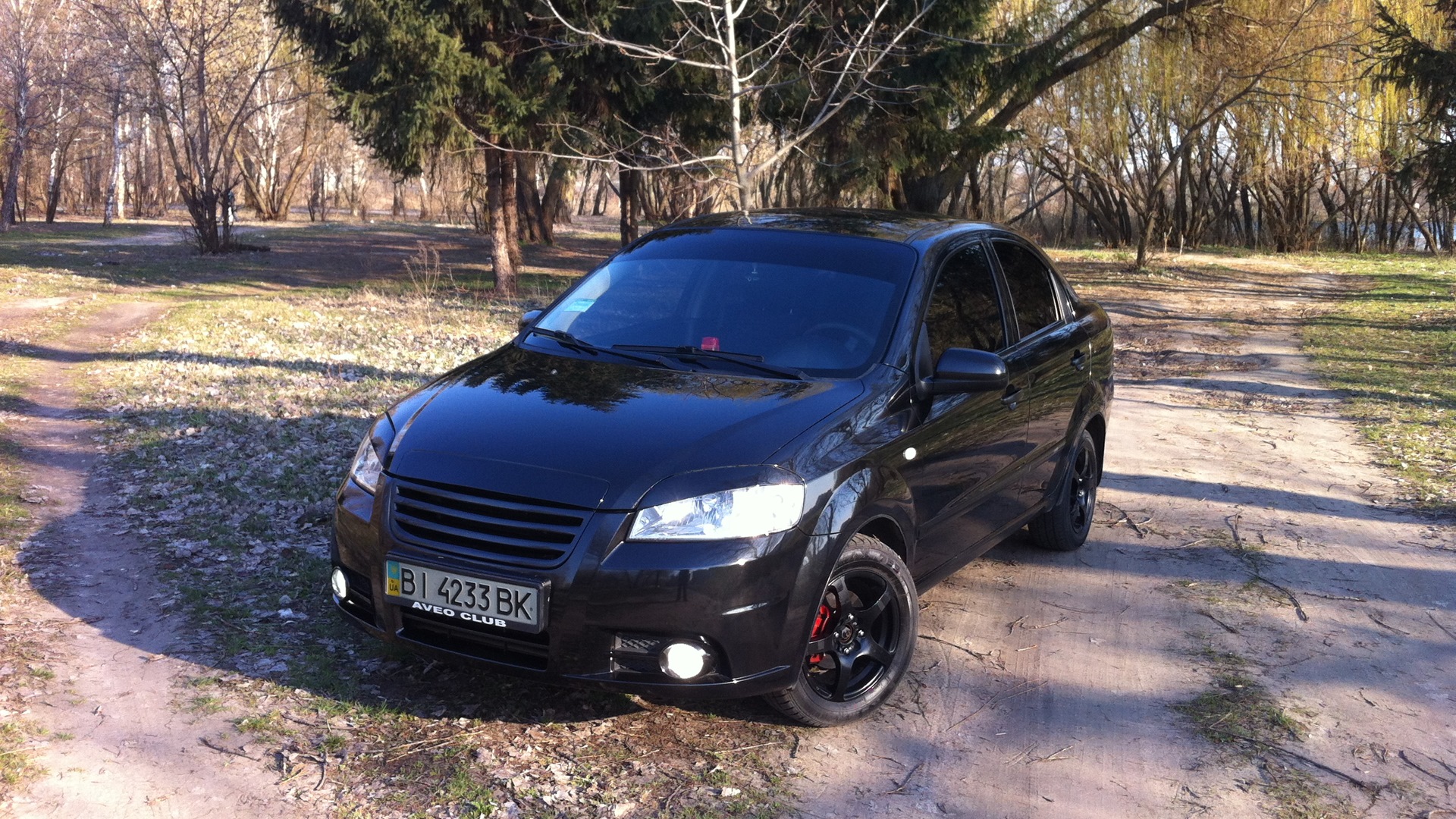 Chevrolet Aveo t250 черная