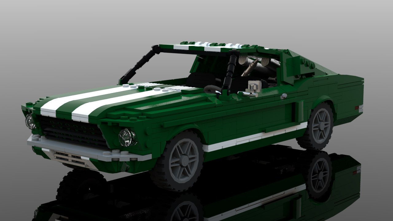 Модель Ford Mustang Fastback 1968. Авторы работы — Вячеслав Дылдин и Максим  Веселовский. — Ford на DRIVE2