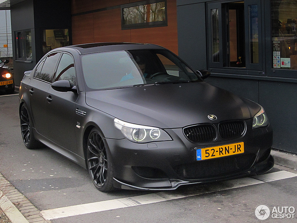 BMW e60 Matte Black