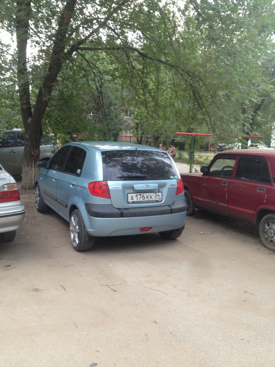 Задние фары — Hyundai Getz, 1,4 л, 2008 года | стайлинг | DRIVE2