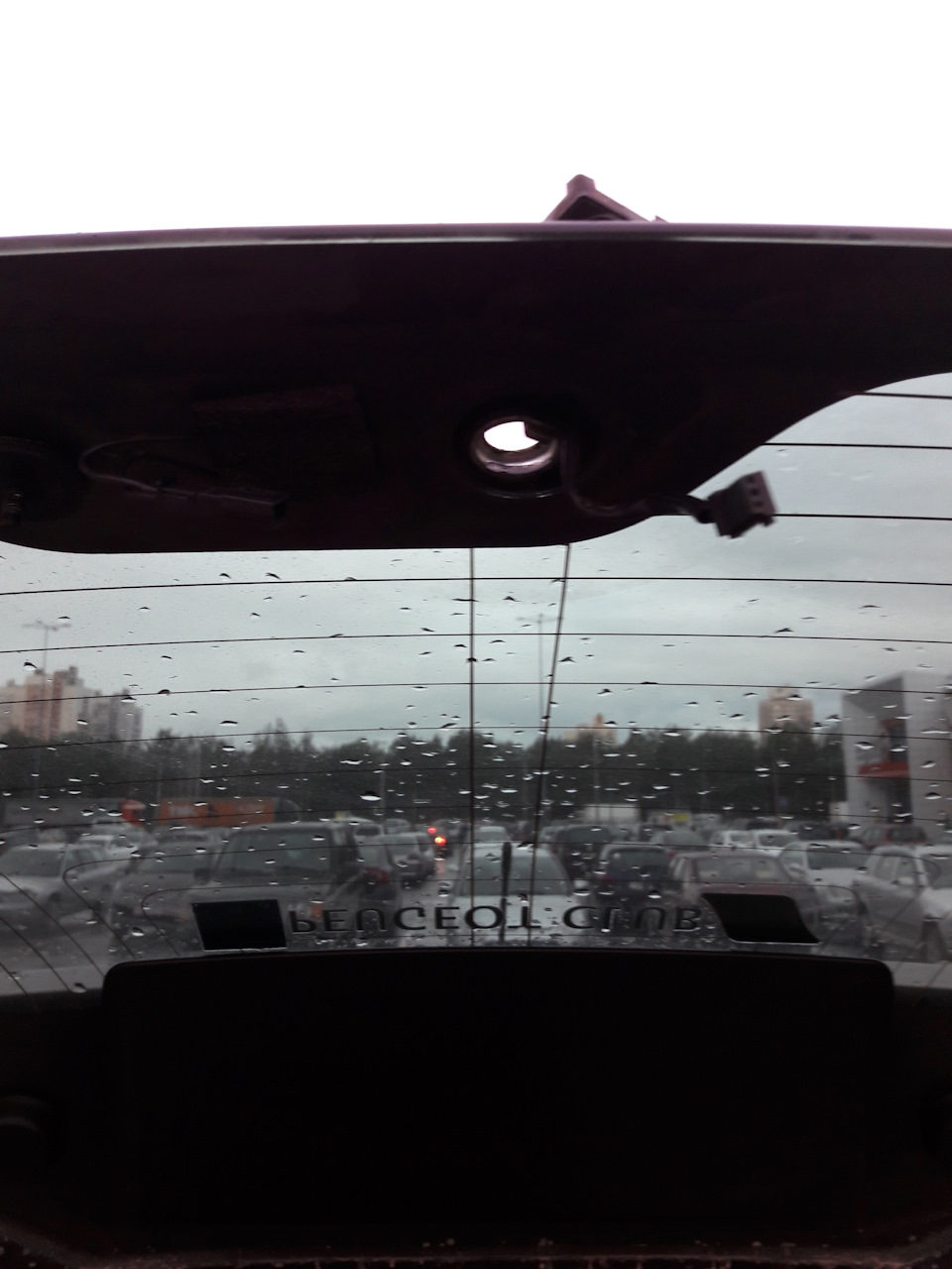 Задний дворник закорел — Peugeot 407 SW, 2 л, 2004 года | поломка | DRIVE2